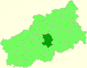 Торжокский район на карте