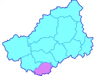 Зубцовский уезд на карте