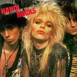 Обложка альбома Hanoi Rocks «Two Steps from the Move» (1984)