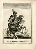 Венгерский магнат, гравюра XVIII века