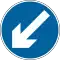 Keep left