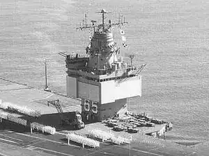 Радары системы SCANFAR на авианосце CVN-65 «Энтерпрайз»