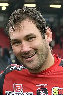 Ванненбург в матче 13 декабря 2015 года между «Ойонной» и «Сарацинами»