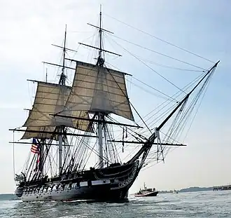 USS Constitution в 2012 году