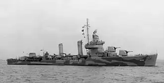USS Nicholson (DD-442) в апреле 1942