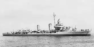 эсминец USS Rodman (DD-456) типа «Гливс».