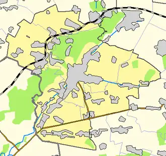 Коломакский район на карте