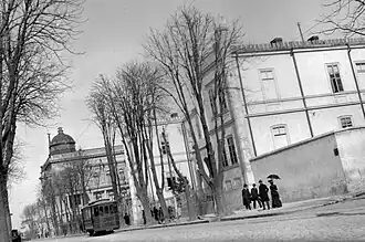 Трамвай на улице короля Милана, 1906 год