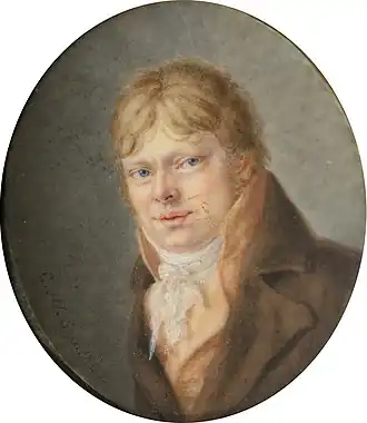 портрет работы Карла фон Унгерн-Штернберга[эст.], 1807 г. (ЭХМ)