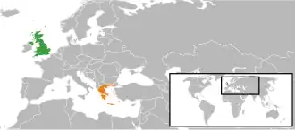 Великобритания и Греция