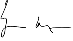 Изображение автографа