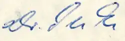 Изображение автографа