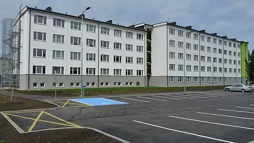 Реновированный жилой дом на улице Акадеэмия