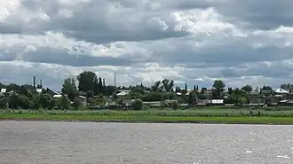 Вид на Тевриз с Иртыша