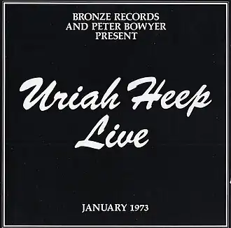 Обложка альбома Uriah Heep «Uriah Heep Live» (1973)