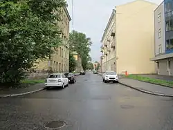 Вид от Майкова переулка