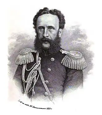 П. К. Услар на гравюре работы И. П. Пожалостина