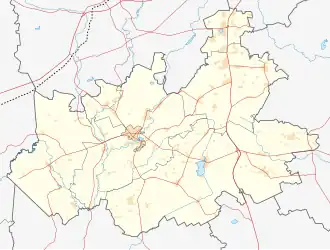 Могильно на карте