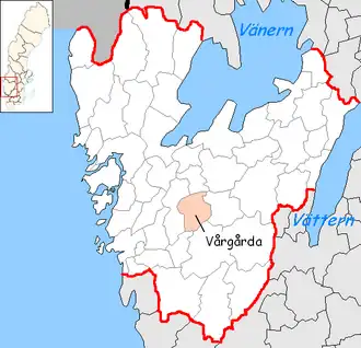 Воргорда на карте