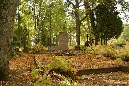 Братская могила советских воинов, павших во II мировой войне, на Выннуском старом кладбище, 2013 год