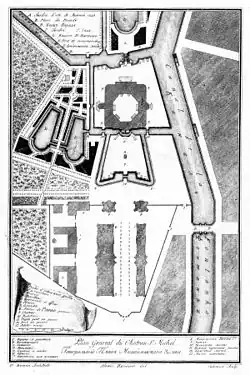 Генеральный план, рисунок В. Бренна