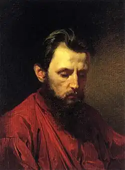 Портрет Вячеслава Григорьевича Шварца работы А. Литовченко, 1870 г.