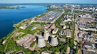 Вид на промплощадку с высоты