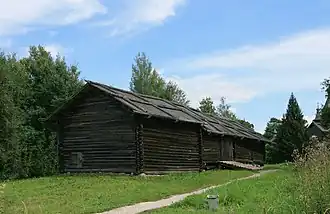 Гумно с ригой из деревни Горбухино