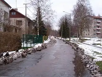 Улица Вааблазе в конце ноября