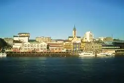 Река Вальдивия в Вальдивии. Вид с острова Теха.