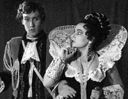 с Олегом Янковским в спектакле«Стакан воды», 1970 год