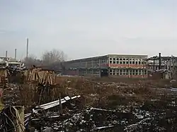 Уничтоженная фабрика Крушик в Валеве