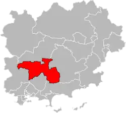 Гареу на карте