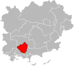 Сольес-Пон на карте