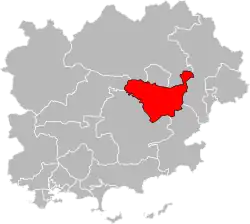 Видобан на карте