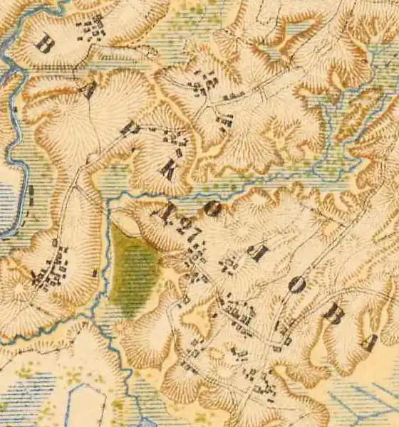 План деревни Варколово. 1885&nbsp;год