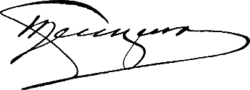 Изображение автографа