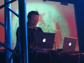 Василий Шумов на концерте «Центра» в Москве, 17 ноября 2006 года