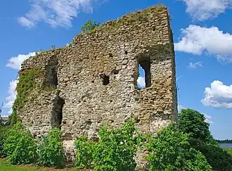 Развалины городища в Васкнарве