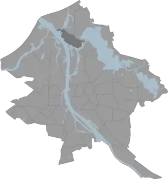 Вецмилгравис на карте Риги