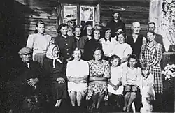 Жители деревни Вески, члены колхоза «Кунгла», 1949 год