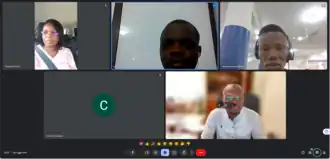 Скриншот программы Google Meet