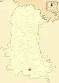 Расположение муниципалитета на карте провинции