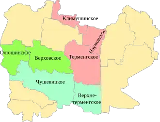 Сельское поселение Нижне-Важское на карте