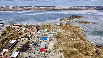 Вид на посёлок с высоты