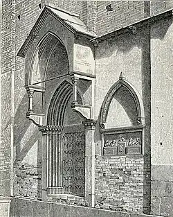 Портал главного фасада. Ксилография 1903 г.