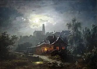 Ночной пейзаж с рекой, Музей искусств и истории Ростока, Германия