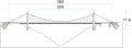 Схема виадука (вид сбоку)