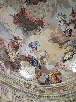 Ассунта (Вознесение Девы). Деталь росписи