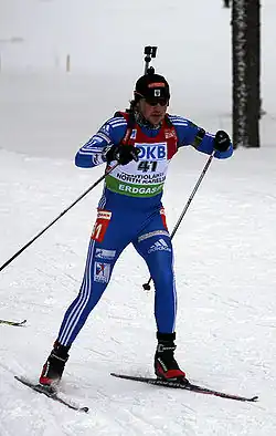 Виктор Васильев, гонка преследования 12.5 км, Контиолахти 2010.